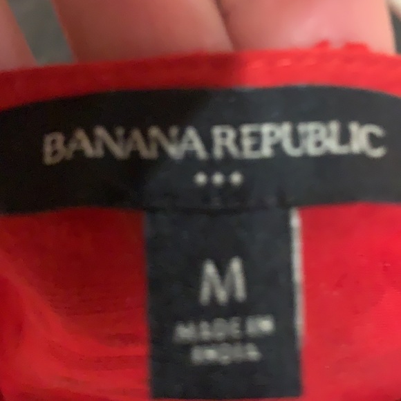 Banana Republic women’s long sleeve red blouse - Picture 3 of 5